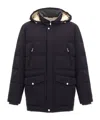 Brunello Cucinelli Quilted Padded Shell Hooded Down Parka In Black