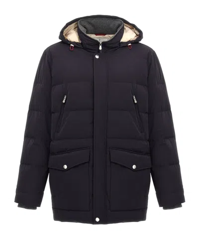 BRUNELLO CUCINELLI BRUNELLO CUCINELLI HOODED DOWN JACKET