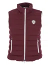 Brunello Cucinelli Logo Quilted High Collar Sleeveless Jacket