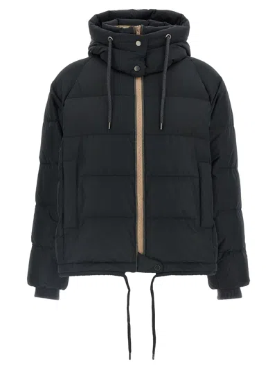 Brunello Cucinelli Quilted Tech Taffeta Down Jacket In Black