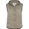 Brunello Cucinelli Quilted Vest In Green