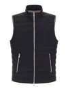 Brunello Cucinelli Quilted High-neck Gilet In Black