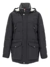 Brunello Cucinelli Long Sleeve Cotton Coat In Blue