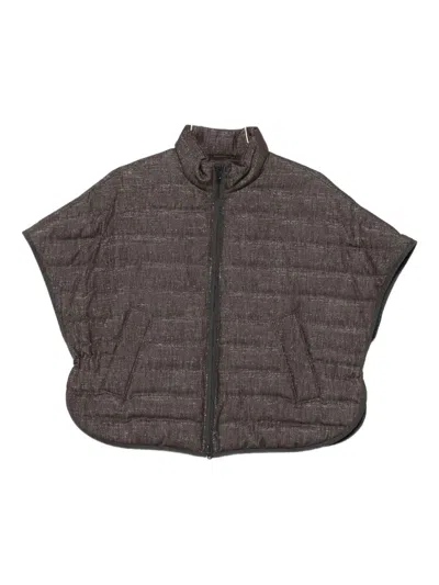 BRUNELLO CUCINELLI QUILTED ZIP-FRONT JACKET