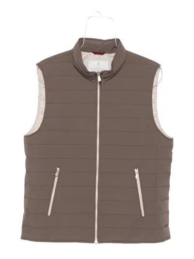 BRUNELLO CUCINELLI QUILTED ZIP-FRONT VEST
