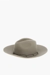 Brunello Cucinelli Rabbit Felt Panama Hat With Jewel Detail Grösse M