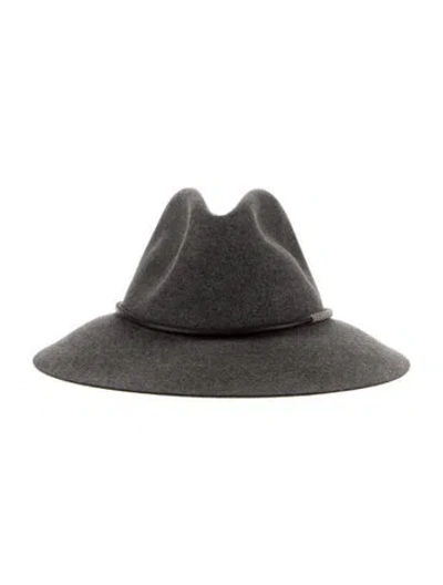 Pre-owned Brunello Cucinelli Rabbit Fur Felt Hat In Gray