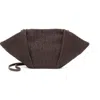 Brunello Cucinelli Cotton-raffia Marina Clutch Bag In Brown