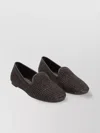 Brunello Cucinelli Raffia Slippers Leather Outsole
