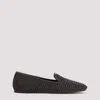 Brunello Cucinelli Raffia Braided Ballet Flats In Testa Di Moro