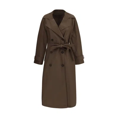 Brunello Cucinelli Raincoat In Brown