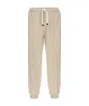 Brunello Cucinelli Raised-seam Track Pants In Neutral