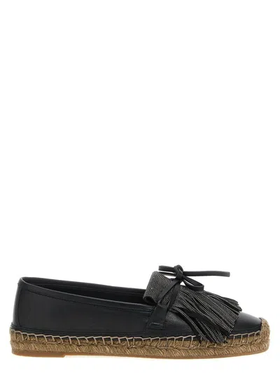 Brunello Cucinelli Ramile Fringed Espadrilles