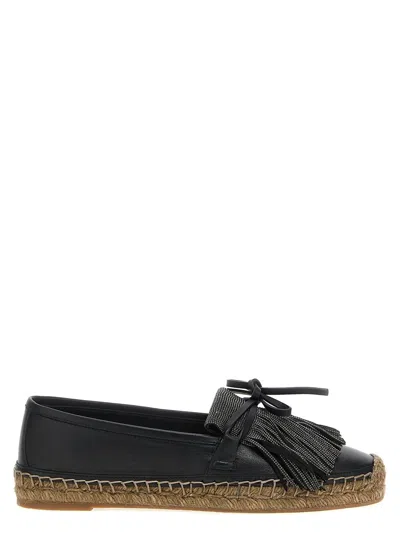 BRUNELLO CUCINELLI BRUNELLO CUCINELLI RAMILE FRINGED ESPADRILLES