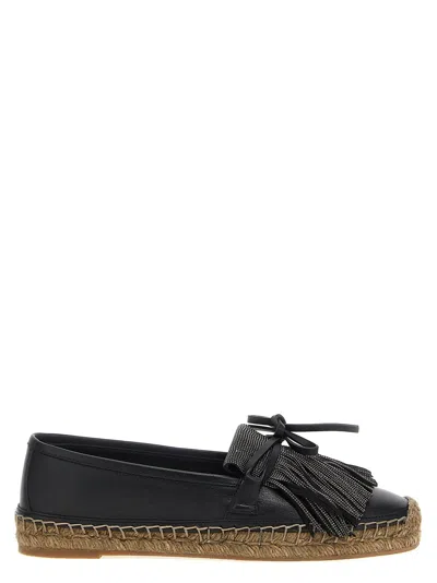 BRUNELLO CUCINELLI RAMILE FRINGED ESPADRILLES