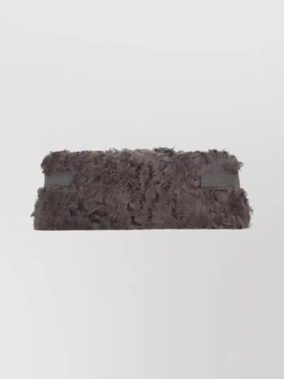 Brunello Cucinelli Rectangular Faux Fur Clutch Bag