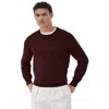 Brunello Cucinelli Red Cashmere Sweater In Burgundy