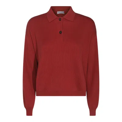 BRUNELLO CUCINELLI BRUNELLO CUCINELLI KNITTED POLO SHIRT