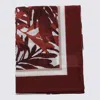 Brunello Cucinelli Red Cotton Scarves