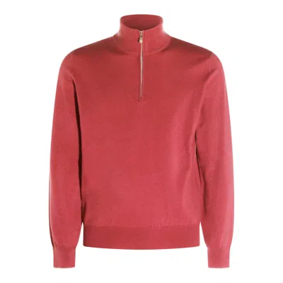 Brunello Cucinelli Red Wool Knitwear
