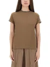 Brunello Cucinelli Refined Cotton Jersey T-shirt With Timeless Appeal In Brown