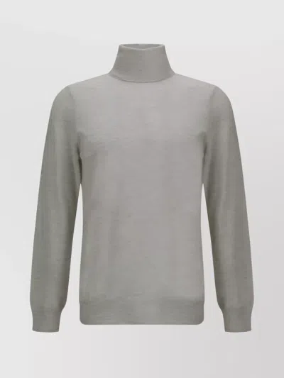 Brunello Cucinelli Cashmere Turtleneck Sweater In Neutral