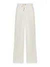 Brunello Cucinelli Wide Leg Trousers With Drawstring