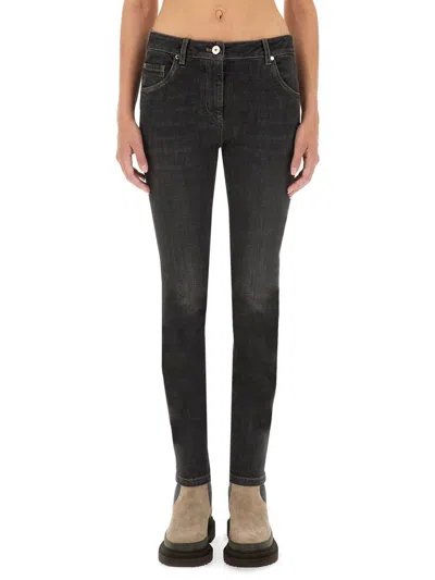 Brunello Cucinelli Regular Fit Jeans In Black