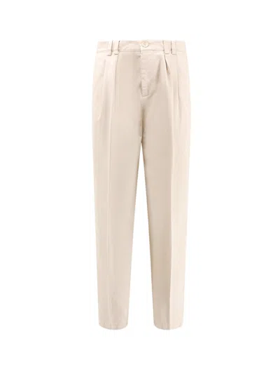 BRUNELLO CUCINELLI RELAXED FIT COTTON TROUSER