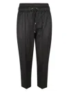Brunello Cucinelli Relaxed Fit Grey Trousers In Blue