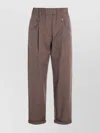 Brunello Cucinelli Relaxed Fit Trousers Elastic Waistband