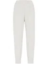 Brunello Cucinelli Relaxed Fit Trousers With Tapered Legs In Neutral