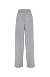 Brunello Cucinelli Techno Virgin Wool-blend Striped Trousers In Light Grey