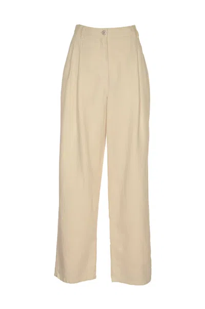 Brunello Cucinelli Wide Leg Pants In White