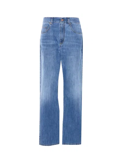 Brunello Cucinelli Relaxed-fit Denim Jeans In Blue