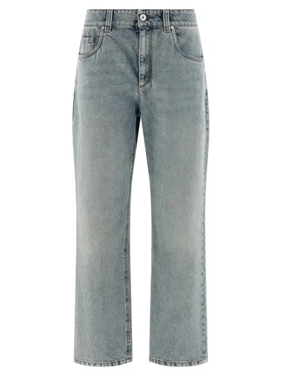 Brunello Cucinelli 'retro' Jeans In Gray