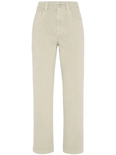 BRUNELLO CUCINELLI BRUNELLO CUCINELLI RETRO LOOSE DENIM TROUSERS