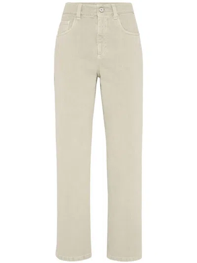 BRUNELLO CUCINELLI BRUNELLO CUCINELLI RETRO LOOSE DENIM TROUSERS