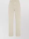 Brunello Cucinelli Beige Twill Loose Trousers