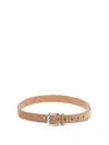 Brunello Cucinelli Reversed Belt With Square Buckle And Tip In Brown