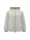 Brunello Cucinelli Coats & Jackets In Cream
