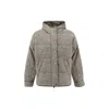 Brunello Cucinelli Reversible Down Jacket In Neutral