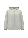 Brunello Cucinelli Coats & Jackets In Platino