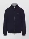 Brunello Cucinelli Water-resistant Long-sleeve Jacket In Black