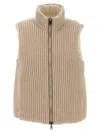 Brunello Cucinelli Reversible Knit Insert Vest