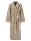 Brunello Cucinelli Reversible Shearling Coat With Shiny Detailing