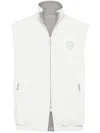 Brunello Cucinelli Nylon Weather-resistant Reversible Gilet In White