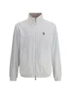 Brunello Cucinelli Reversible Waterproof Jacket In White