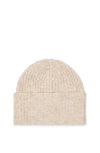 Brunello Cucinelli Rib Knit Beanie In Neutral