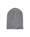 Brunello Cucinelli Rib-knit Cashmere Beanie In Gray
